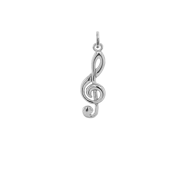 Singer 925 Sterling Silver Pandora Fit Charm Microphone, Music Note, Treble  Clef 