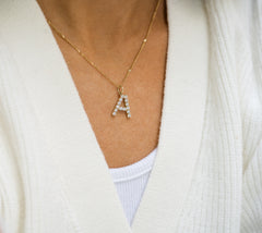 Gold, Diamond and Sterling Silver Initial Jewelry for Your Daughter’s Birthday