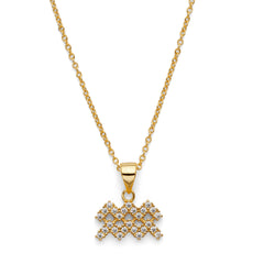 Zodiac Charm Necklace in Gold Vermeil