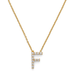 Initial Necklace 14k Gold Plated Vermeil Trendy Necklace