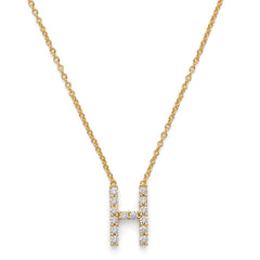 Initial Necklace 14k Gold Plated Vermeil Trendy Necklace