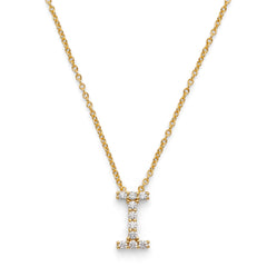 Initial Necklace 14k Gold Plated Vermeil Trendy Necklace