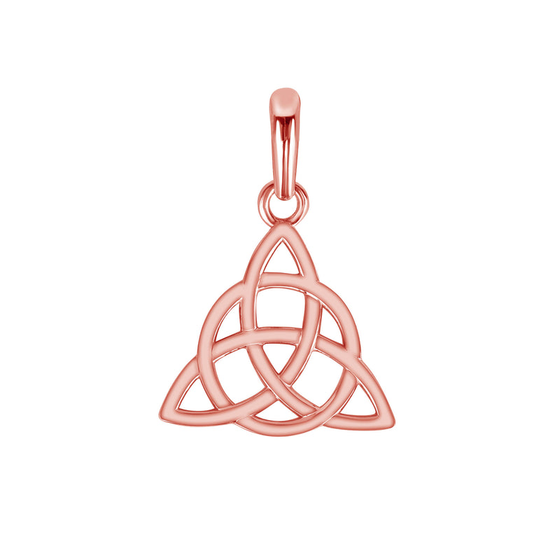 Small Trinity Knot Pendant Necklace