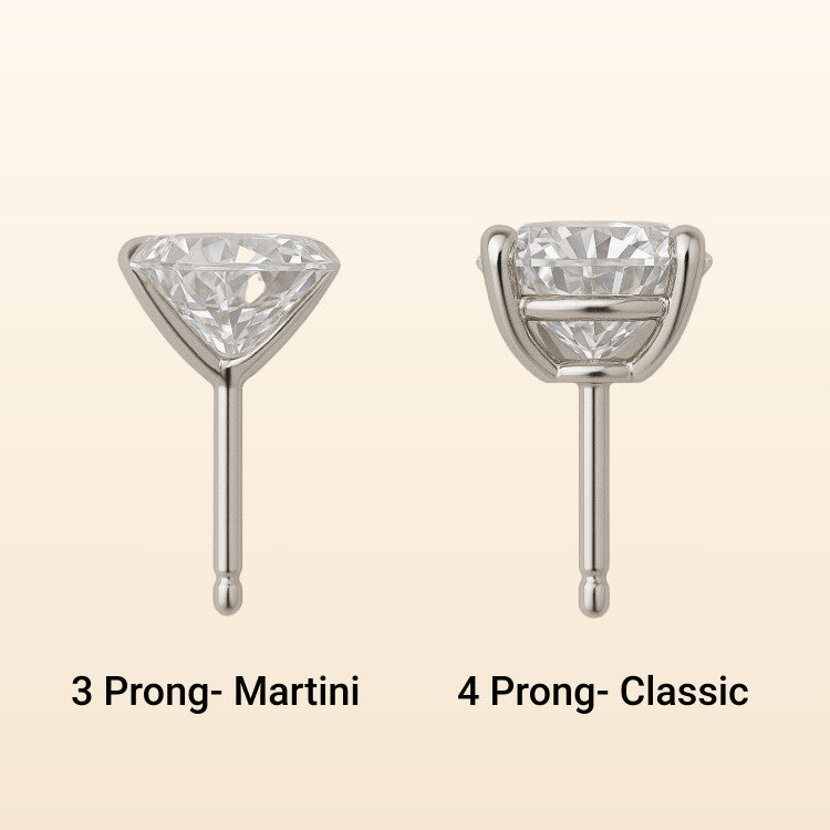 Lab Grown Diamond Studs 1.5Ct-4Ct Total