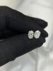 2 CTW Oval Lab Grown Diamond Stud Earrings, Solid 14K Gold Studs, Oval Brilliant Cut, IGI Certified, Anniversary Gift