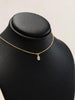 0.25 CT Oval Lab Grown Diamond Charm | Tiny Solid Gold Diamond Pendant | 14K & 10K Gold Dainty Oval Charm | Minimalist Necklace Pendant