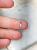 0.25 CT Oval Lab Grown Diamond Charm | Tiny Solid Gold Diamond Pendant | 14K & 10K Gold Dainty Oval Charm | Minimalist Necklace Pendant