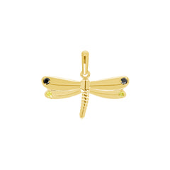 Cubic Zirconia Dragonfly Pendant Necklace