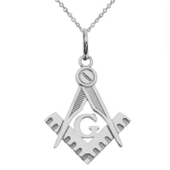 Masonic Symbol Pendant Necklace