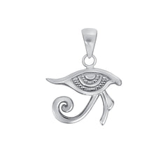 Eye of Horus Belief Pendant Necklace in Solid Gold