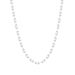 Layering Link Chain Necklace in Solid Gold