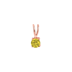 Dainty Birthstone Rabbit Ear Pendant Necklace (Available in 12 Birthstones)