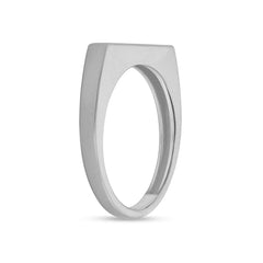 High Polish Stackable Statement Ring in Sterling Silver
