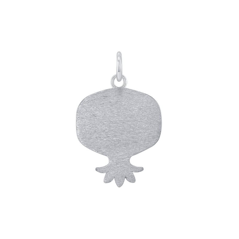 Dainty Armenian Pomegranate Pendant Necklace in Sterling Silver (LG/SM)
