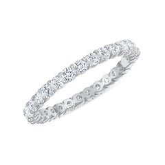 1 Carat Eternity Diamond Band in 14k Solid Gold
