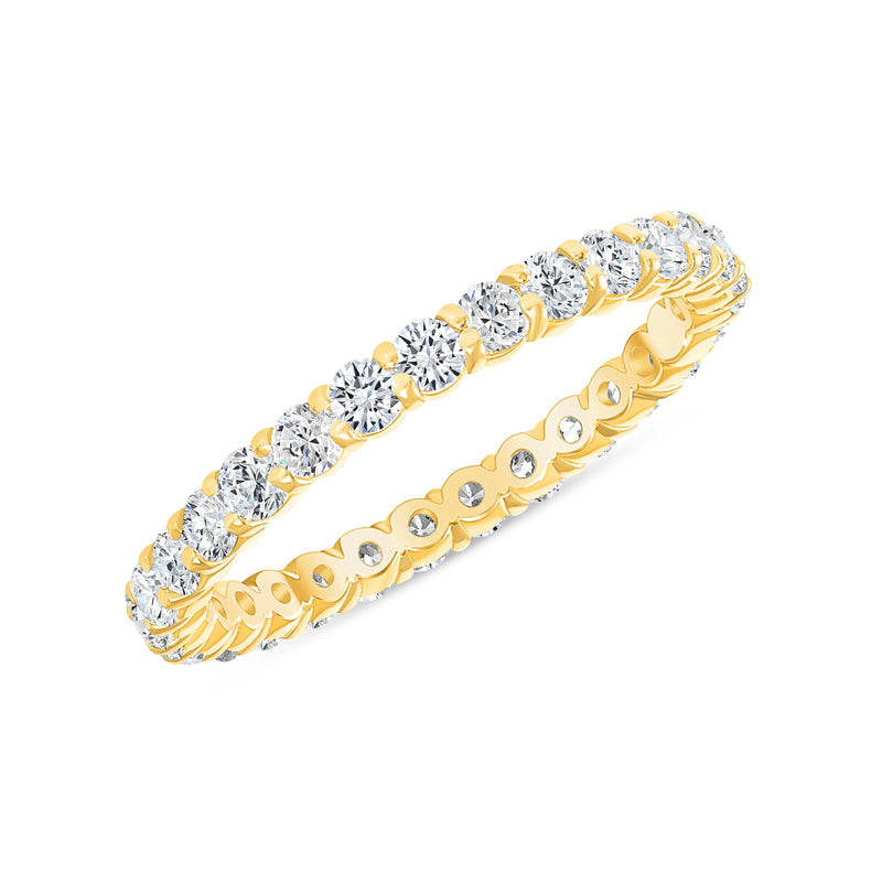 1 Carat Eternity Diamond Band in 14k Solid Gold