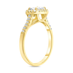 Emerald Cut Statement Ring in Solid Gold