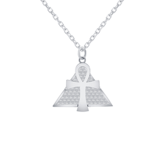 Ankh Pendant/Necklace in Sterling Silver