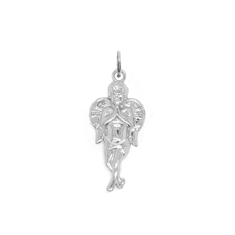 Guardian Angel Pendant Necklace in Sterling Silver