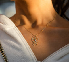 stethoscope necklace pendant