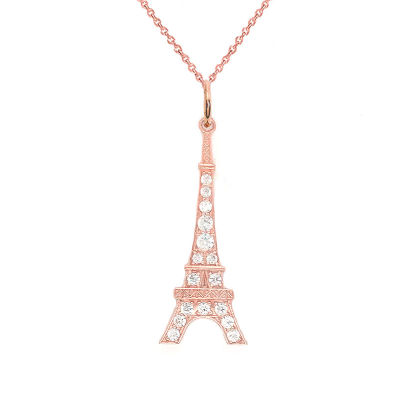 Handmade 25mm Glass Pendant Necklace - Paris Eiffel Tower Hot Air Ball –  Kaboodle Designs