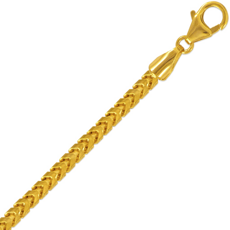 Franco Chain For Men In Yellow Gold