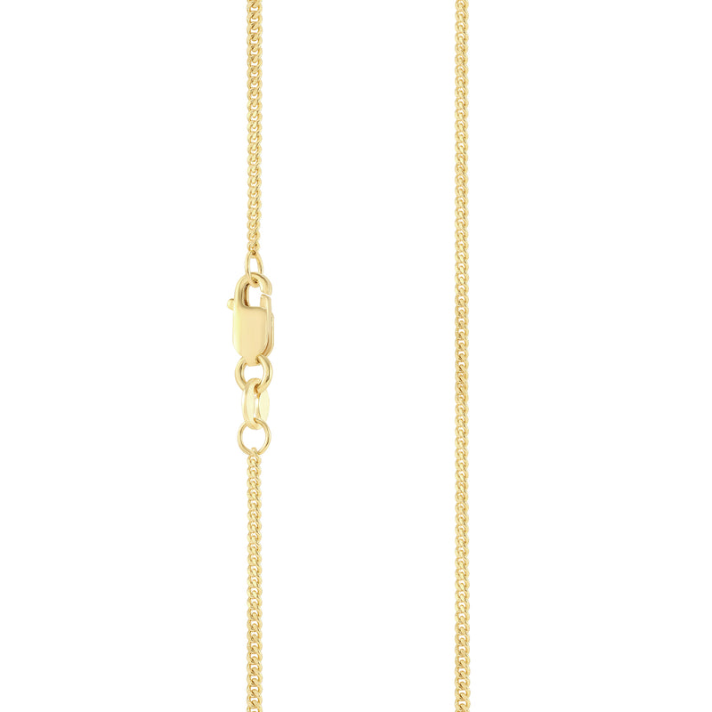 Cuban Necklace in Solid Gold (Medium Size)