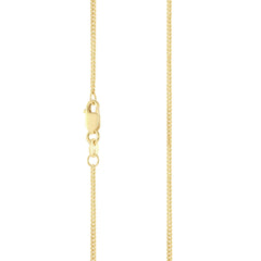 Cuban Necklace in Solid Gold (Medium Size)