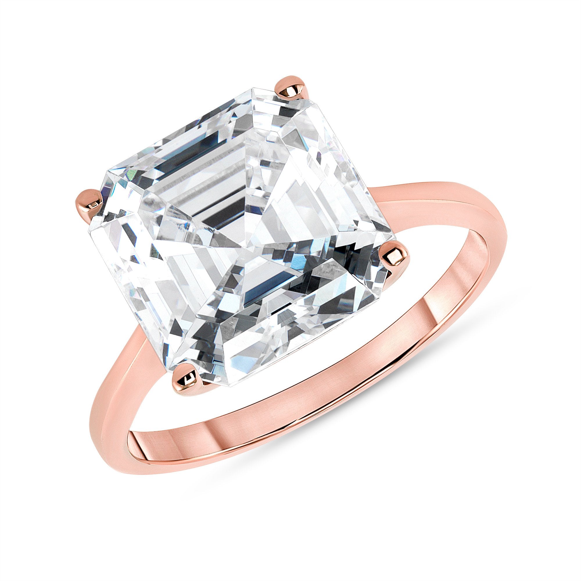 Amazon.com: CHWLNJN 925 Sterling Silver Shiny Oval Cut 3ct CZ Diamond Ring  Fashion Ladies Cubic Zirconia Infinity Halo Engagement Ring Solitaire  Eternal Diamond Wedding Ring Size 6-10 (8)
