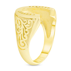 Horseshoe Statement Ring in Solid Gold