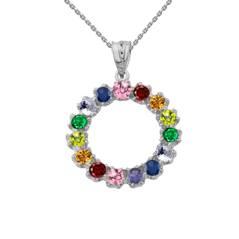 Circle of Pride -Statement Necklace In Sterling Silver