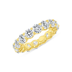 4.5 Ct Eternity Band In Solid Gold