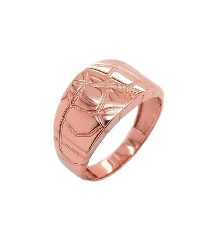 rose gold nugget ring