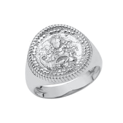 Virgo Astrological Zodiac Unisex Statement Ring In Sterling Silver