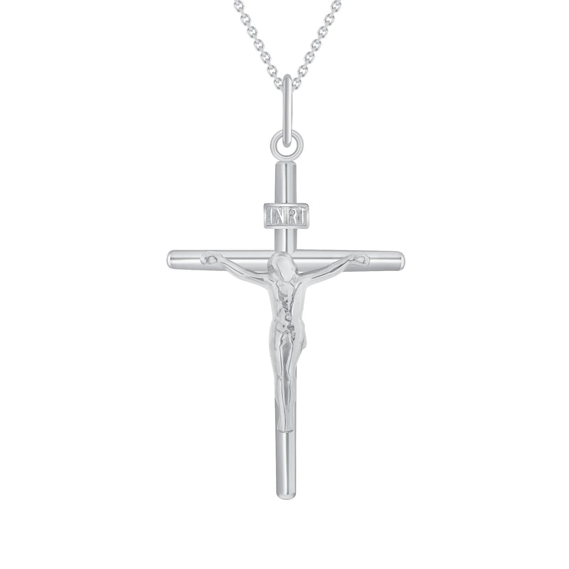 INRI Crucifix Cross Pendant Necklace