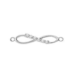 Dainty infinity Necklace in Sterling Silver