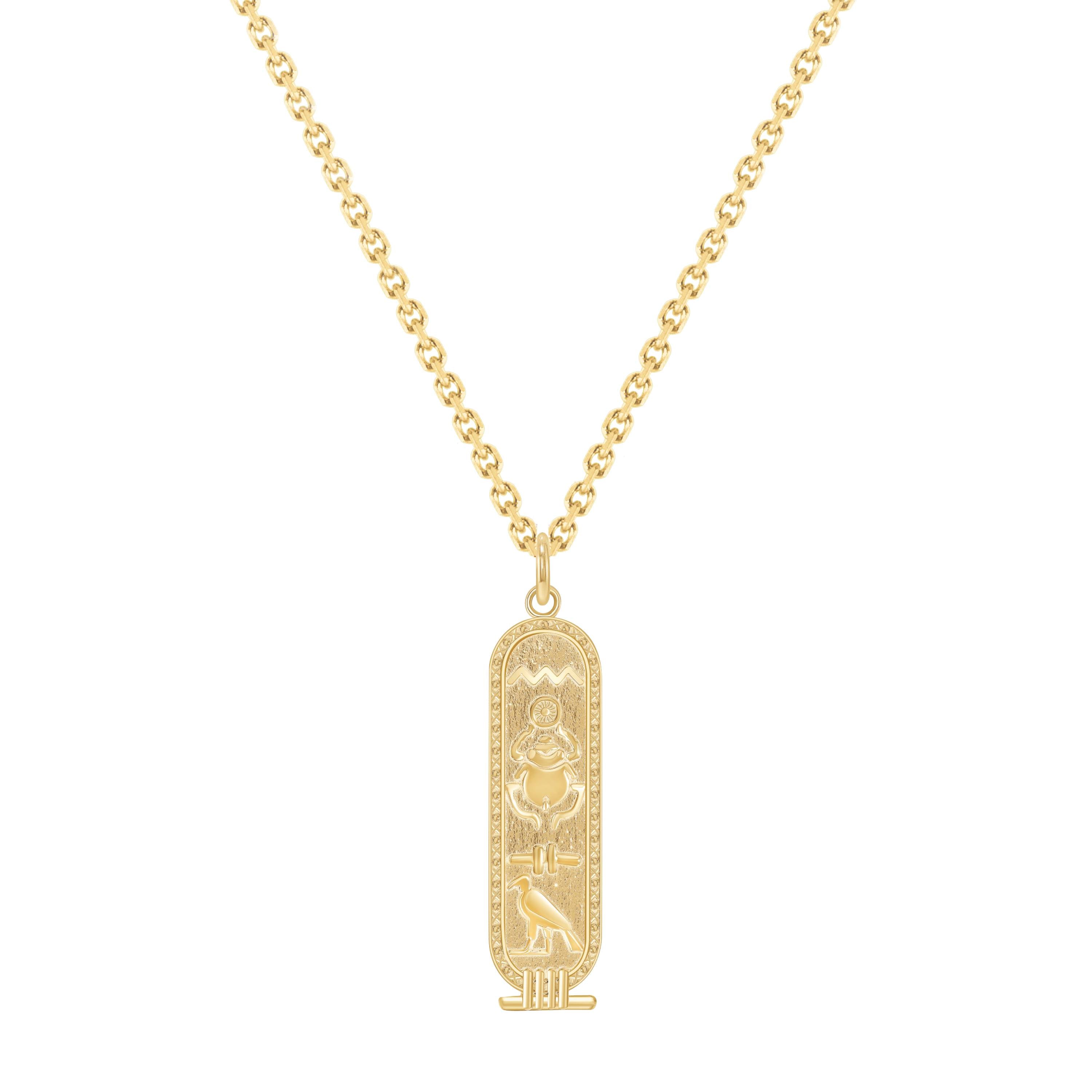 Cartouche personalized necklace egyptian - Gem