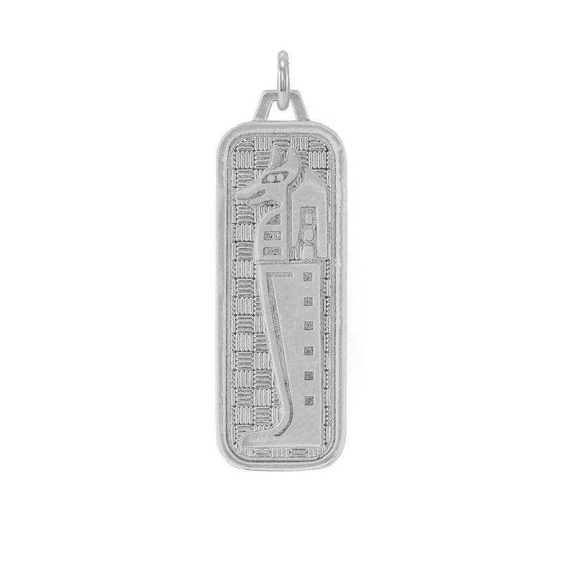 Egyptian God of Death Anubis Pendant/Necklace in Sterling Silver