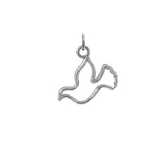 Dove Pendant Necklace in Sterling Silver