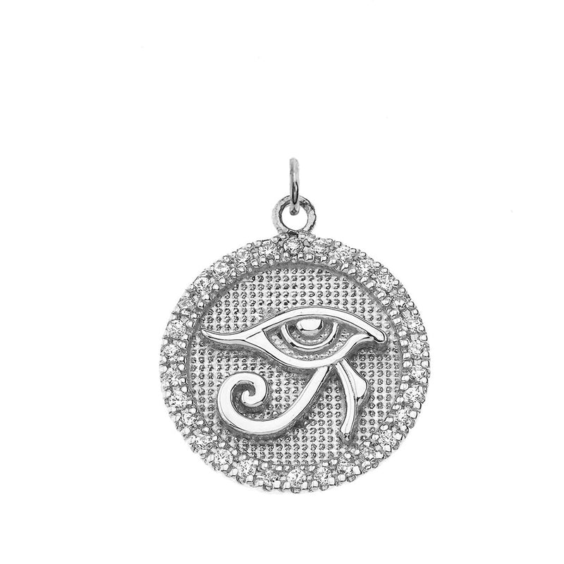 gold eye of horus pendant
