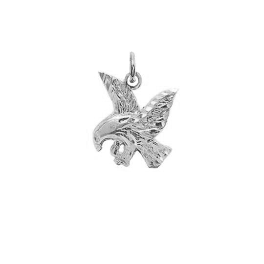 Sterling Silver 3D Full Body Eagle Pendant/Necklace